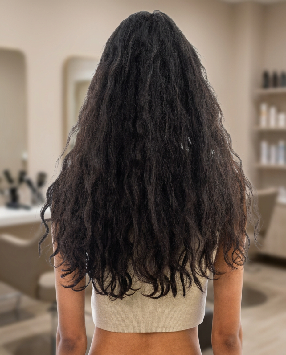 Before — Damaged hair